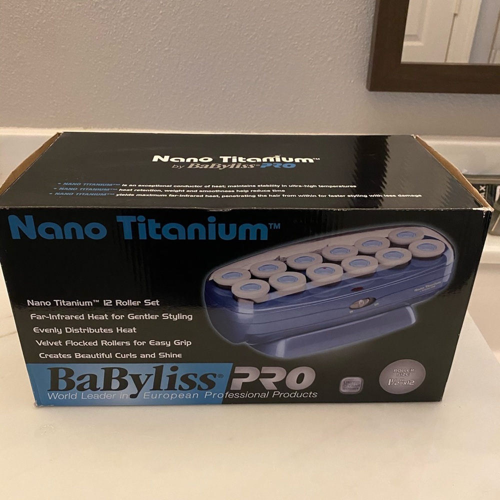 BaByliss Pro Nano Titanium 12 Roller Set